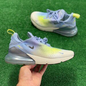 Nike Air Max 270 Aluminum Hydrangeas Light Lemon Womens IB7937-468 VNDS Sz 9